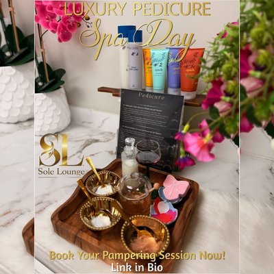 Pedicure for you - Book our top-tier pedicures , ensuring your feet stay pampered, polished, and ready for any season Pedicure for you - Book our top-tier pedicures , ensuring your feet stay pampered, polished, and ready for any season