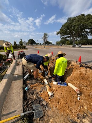 Irrigation Mainline Repair - Our team was called out to locate and repair an irrigation mainline leak that was hidden beneath the asphalt. Using expert detection methods, we pinpointed the exact location of the issue — without any visible signs on the surface — and successfully completed the repair with minimal disruption.
Scroll to see the process and results! Irrigation Mainline Repair - Our team was called out to locate and repair an irrigation mainline leak that was hidden beneath the asphalt. Using expert detection methods, we pinpointed the exact location of the issue — without any visible signs on the surface — and successfully completed the repair with minimal disruption.
Scroll to see the process and results!