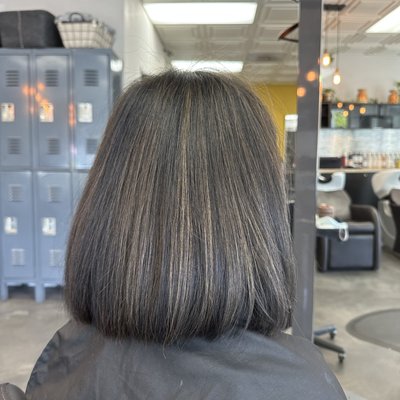 Subtle Highlights - The client wanted the hair to look different but not drastic. After a Consultation, we agreed on adding baby Highlights throughout the hair which is easier to maintain and achieves a subtle change. Subtle Highlights - The client wanted the hair to look different but not drastic. After a Consultation, we agreed on adding baby Highlights throughout the hair which is easier to maintain and achieves a subtle change.