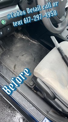 Honda CRV - Exterior wax and wash interior shampooing for detail