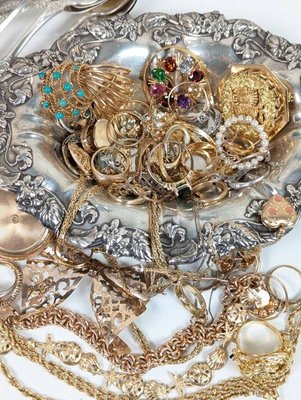 Buying Gold & Silver Jewelry, Sterling, Coins, Watches - We are Open and Buying. No appointment necessary! Stop in with your Gold & Silver Coins , Bullion, Jewelry, Flatware, Watches and more! Get more for your items at The Gold Standard!
WE ARE ALWAYS BUYING:
GOLD
SILVER
COINS
JEWELRY
WATCHES
STERLING FLATWARE
SILVER PLATED
COSTUME JEWELRY Buying Gold & Silver Jewelry, Sterling, Coins, Watches - We are Open and Buying. No appointment necessary! Stop in with your Gold & Silver Coins , Bullion, Jewelry, Flatware, Watches and more! Get more for your items at The Gold Standard!
WE ARE ALWAYS BUYING:
GOLD
SILVER
COINS
JEWELRY
WATCHES
STERLING FLATWARE
SILVER PLATED
COSTUME JEWELRY