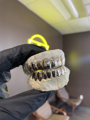 10k 8 x 8 Teeth Solid Gold Grillz - •We told you we’re back! With our signature “MIRROR FINISH”✨😁
••10k 10 Top x 10 Bottom Solid Slugs W/ Permcut and Mirror Finish❄️
••$1250 for this set 🔌🔌
••DM us for prices on Grillz! 🔌
••MOLDING STARTS THIS TUESDAY! THE QUICKER YOU COME THE QUICKER YOU GET YOUR GRILL! ❤️
•🎈Special Announcement🎈: Grillz modeling starting this Tuesday! Prices are up ! Feel free to DM for inquiry :)
•❗️Delivery/Mail Orders❗️: WALK-INS HAVE STARTED! Call or DM To place online orders ! All sales apply !
•❗️TEXT THIS NUMBER TO PLACE ONLINE ORDER❗️:
(916)280-3713
• ✨OUR ONLY LOCATION✨:
7411 West Stockton Blvd Suite 110 Sacramento California 95823
• 📥 WE OFFER LAYAWAY! 📥
💰Come Get Your Fix, It's That Ez💰
👏🏽Leave a review on Google and tell us how we’re doing!👏🏽
♻️REFUND POLICY♻️:
We do not accept returns but we do exchanges and or exchange for store credit for any other item :)
IF your item has broke that is NOT our responsibility! but we allow the exact item to be 50% off for you to purchase! :)
#flyhighrumman 10k 8 x 8 Teeth Solid Gold Grillz - •We told you we’re back! With our signature “MIRROR FINISH”✨😁
••10k 10 Top x 10 Bottom Solid Slugs W/ Permcut and Mirror Finish❄️
••$1250 for this set 🔌🔌
••DM us for prices on Grillz! 🔌
••MOLDING STARTS THIS TUESDAY! THE QUICKER YOU COME THE QUICKER YOU GET YOUR GRILL! ❤️
•🎈Special Announcement🎈: Grillz modeling starting this Tuesday! Prices are up ! Feel free to DM for inquiry :)
•❗️Delivery/Mail Orders❗️: WALK-INS HAVE STARTED! Call or DM To place online orders ! All sales apply !
•❗️TEXT THIS NUMBER TO PLACE ONLINE ORDER❗️:
(916)280-3713
• ✨OUR ONLY LOCATION✨:
7411 West Stockton Blvd Suite 110 Sacramento California 95823
• 📥 WE OFFER LAYAWAY! 📥
💰Come Get Your Fix, It's That Ez💰
👏🏽Leave a review on Google and tell us how we’re doing!👏🏽
♻️REFUND POLICY♻️:
We do not accept returns but we do exchanges and or exchange for store credit for any other item :)
IF your item has broke that is NOT our responsibility! but we allow the exact item to be 50% off for you to purchase! :)
#flyhighrumman