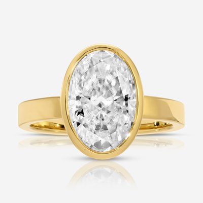 Moissanite Engagement Rings - All of our pieces are made-to-order custom to your specifications. We do carry a selection of finished pieces available to try on in our showroom, which are also for sale.