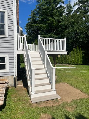 Brand new 12x16.5’ deck for under $15K - The client has been wishing for a new deck for many years. We were very exited to finally make their wish into reality! The client chose a beautiful composite decking that not only looks great, but also stays much cooler to the touch on hot days than average composite decking!
We demolished and removed the old deck and frame. We constructed the new deck on a new frame. This project was 4 days of work.
The entire cost of the project, including materials and labor, was $14,900. Brand new 12x16.5’ deck for under $15K - The client has been wishing for a new deck for many years. We were very exited to finally make their wish into reality! The client chose a beautiful composite decking that not only looks great, but also stays much cooler to the touch on hot days than average composite decking!
We demolished and removed the old deck and frame. We constructed the new deck on a new frame. This project was 4 days of work.
The entire cost of the project, including materials and labor, was $14,900.
