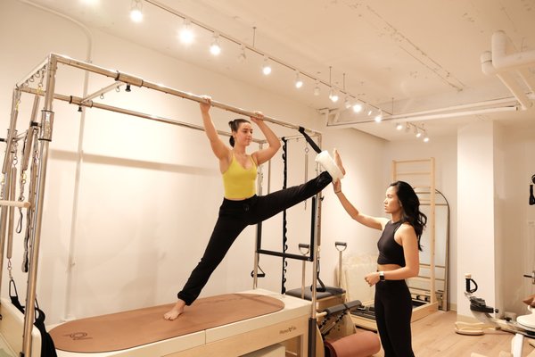 Private Classes - Experience a tailored approach to your Pilates journey with our private classes. Each session is customized to your individual goals and needs, offering one-on-one attention from our expert instructors. Dive deep into technique, address specific challenges, and accelerate your progress in our distraction-free environment. Private Classes - Experience a tailored approach to your Pilates journey with our private classes. Each session is customized to your individual goals and needs, offering one-on-one attention from our expert instructors. Dive deep into technique, address specific challenges, and accelerate your progress in our distraction-free environment.