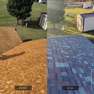 Residential new roof installation - This is residential new roof installation that we just completed. We provide the best quality service at the most reasonable price. Client are incredibly happy with their new roof. Please call us today for a Free estimate!