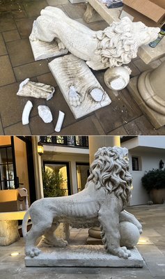 Fine Art Restoration - Discover the meticulous process of art restoration through our expert care. These images showcase the transformation of priceless artworks as we restore their beauty and integrity, ensuring they stand the test of time.