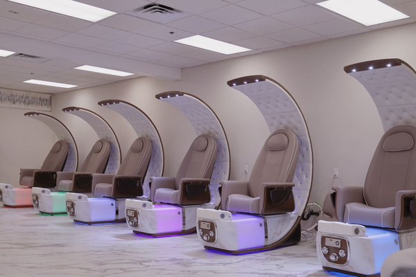 Pedicures MJ Nail Island-Alhambra - Come relax in our upgraded spa chairs and get one of our skilled nail technicians to assist in doing your pedi Nail art.  Call to make an appointment at 626-782-7766 or dm us at instagram @mjnailisland.