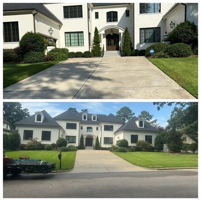 Home and driveway cleaning - House wash and driveway cleaning. Removing algae and dirt from home and driveway restoring back to new. Home and driveway cleaning - House wash and driveway cleaning. Removing algae and dirt from home and driveway restoring back to new.