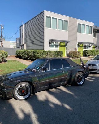 1991bmw 3 series E30 transformation - This is one of the most incredible colors we have done for an old BMW 1991 Bmw e30 this vehicle used to be silver with minor dints and damage and you can see the picture how I look like right now 1991bmw 3 series E30 transformation - This is one of the most incredible colors we have done for an old BMW 1991 Bmw e30 this vehicle used to be silver with minor dints and damage and you can see the picture how I look like right now