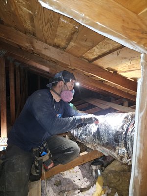 Ductwork Replacement - Attic Ductwork Replacement
