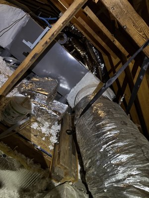 Duct transformation 2025 - This project was done after a customer said there was no airflow, Heartbeat got them operating very quickly with another satisfied customer!
