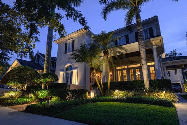 Landscape Lighting - Let B & T Electrical Contracting, LLC design a custom landscape design with the latest technology from AMP Lighting. We are certified AMP dealers and installers for commercial and residential applications. Landscape Lighting - Let B & T Electrical Contracting, LLC design a custom landscape design with the latest technology from AMP Lighting. We are certified AMP dealers and installers for commercial and residential applications.