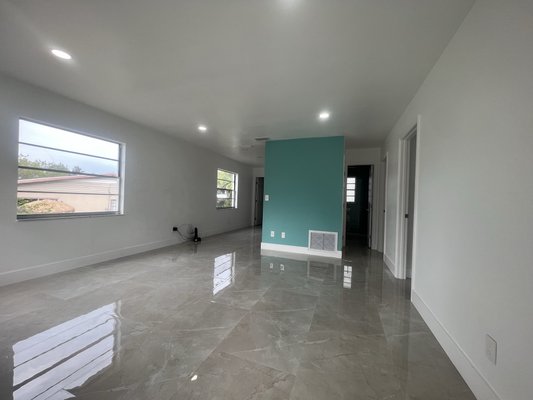 DUPLEX RENOVATION - We renovated this duplex with rental potential in mind - updating kitchens , bathrooms and flooring in both units to ensure durability, comfort, and style .