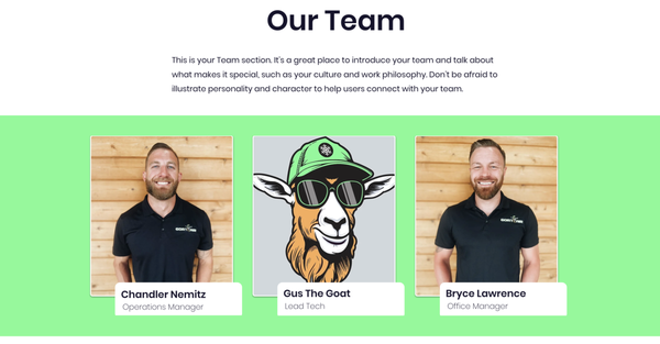 Our Team - Call now for an estimate Our Team - Call now for an estimate