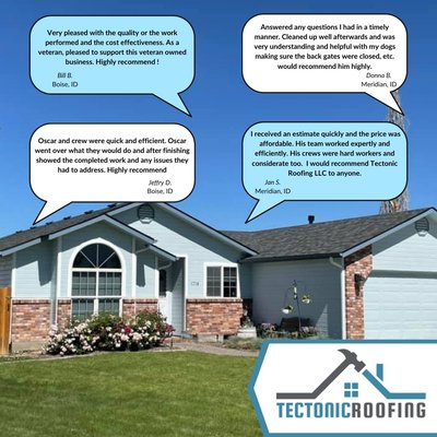 Client Testimonials - Welcome to the Tectonic Roofing Portfolio, where we showcase our commitment to excellence in roofing services. At Tectonic Roofing, we pride ourselves on delivering top-tier roofing solutions tailored to meet the unique needs of each customer. Our portfolio highlights the diverse range of projects we have successfully completed, complemented by genuine testimonials from clients who have experienced our dedication to quality and service firsthand. Client Testimonials - Welcome to the Tectonic Roofing Portfolio, where we showcase our commitment to excellence in roofing services. At Tectonic Roofing, we pride ourselves on delivering top-tier roofing solutions tailored to meet the unique needs of each customer. Our portfolio highlights the diverse range of projects we have successfully completed, complemented by genuine testimonials from clients who have experienced our dedication to quality and service firsthand.