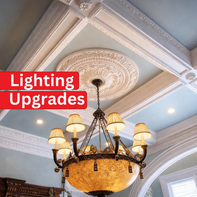 Lighting Upgrades - A simple lighting upgrade can make a huge difference! We installed modern, energy-efficient fixtures to brighten the space and improve overall functionality. 💡⚡