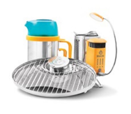 Outdoor Gear - BioLite outdoor gear helps you to use heat to charge your USB/portable electronics.  Light, charge & cook using innovative technology.