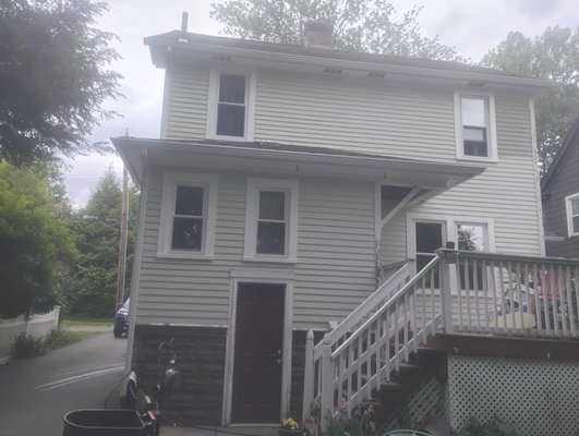 House in West Springfield. Full exterior. Custom colors. - This house was in rough shape. Was not ok painted for 25 years. House in West Springfield. Full exterior. Custom colors. - This house was in rough shape. Was not ok painted for 25 years.