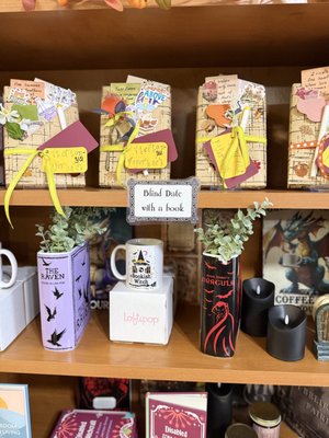 Blind date with a book - Take home a gift for yourself and enjoy all the fun as you unwrap. And look around at our new selection of puzzles.