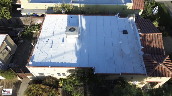 US Best Roofing Completes Flat Roof Upgrade in Lomita, CA - In Lomita, CA, US Best Roofing upgraded a worn flat roof that had become vulnerable to leaks and temperature fluctuations. The existing system had layers of aging material that were no longer effective. Our team removed the old roof, reinforced the structure, and installed a torch-down membrane for improved weather protection. We also addressed key drainage issues by regrading low spots and installing new outlets.
This flat roof upgrade not only improves the building’s thermal performance but also prevents water buildup during storms. Our crew, trusted by property owners seeking roofers near me, ensured the project was completed on schedule with minimal disruption. The new flat roof meets current building codes and is built to last. US Best Roofing Completes Flat Roof Upgrade in Lomita, CA - In Lomita, CA, US Best Roofing upgraded a worn flat roof that had become vulnerable to leaks and temperature fluctuations. The existing system had layers of aging material that were no longer effective. Our team removed the old roof, reinforced the structure, and installed a torch-down membrane for improved weather protection. We also addressed key drainage issues by regrading low spots and installing new outlets.
This flat roof upgrade not only improves the building’s thermal performance but also prevents water buildup during storms. Our crew, trusted by property owners seeking roofers near me, ensured the project was completed on schedule with minimal disruption. The new flat roof meets current building codes and is built to last.