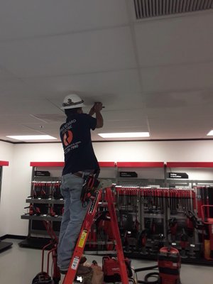 Hilti Tools lighting and power upgrade - Remodeled store and distribution of power and lighting. Hilti Tools lighting and power upgrade - Remodeled store and distribution of power and lighting.