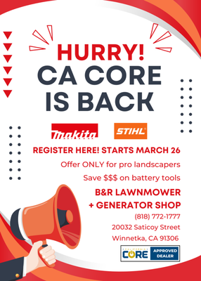 Store Updates - As your one-stop gardening shop, we carry a range of specialty hand tools, as well as other items not found in big box stores such as the Makita Outdoor Adventure recreational line. We are also proud to be an authorized FELCO dealer, so skip out on the middleman and buy from us direct! Store Updates - As your one-stop gardening shop, we carry a range of specialty hand tools, as well as other items not found in big box stores such as the Makita Outdoor Adventure recreational line. We are also proud to be an authorized FELCO dealer, so skip out on the middleman and buy from us direct!