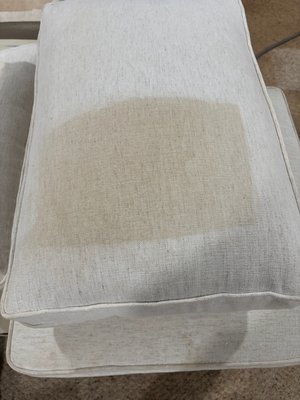 Upholstery cleaning - Upholstery cleaning before and afters are some of our favorites!