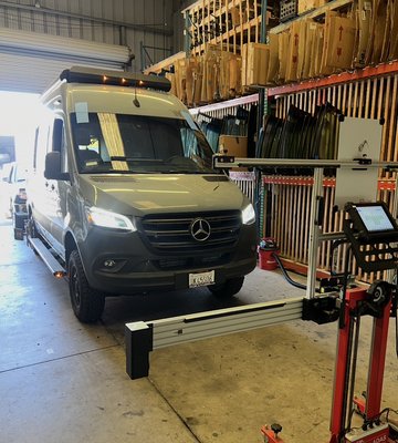 Van Calibrations - Even vans need to be regularly checked to ensure sensor up to standards!