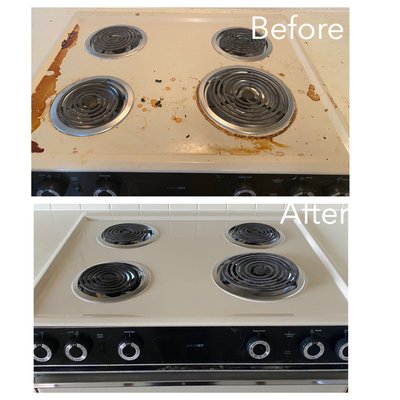 Apartment cleaning - this remodel was done on old kitchen that was in bad shape the rest of the apartment has been updated the owner absolutely loves cooking there now