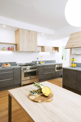 438 Hancock Street - This kitchen was done as part of a whole house remodel, Cabinetry by Nobilia, countertop by Caesarstone. 438 Hancock Street - This kitchen was done as part of a whole house remodel, Cabinetry by Nobilia, countertop by Caesarstone.