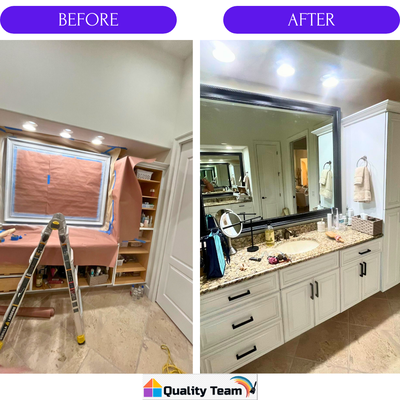 Cabinet upgrades + handyman reparations - These projects are from fixing small repairs to replacing bathroom and kitchen cabinets, plus handyman repair. Cabinet upgrades + handyman reparations - These projects are from fixing small repairs to replacing bathroom and kitchen cabinets, plus handyman repair.