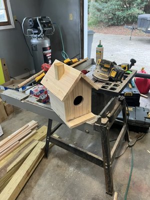Birdhouse build - Birdhouse build! Another happy customer! Birdhouse build - Birdhouse build! Another happy customer!