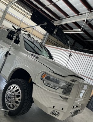 Dodge Ram Hail Damage Repair - We recently completed a PDR repair and couldn’t be happier with how it turned out. This Dodge Ram came in hammered by hail—every panel, window, mirror, and tailgate affected. Our expert PDR team meticulously restored it to its original factory finish. Extensive hail damage? Bring it on—we love restoring vehicles to their original condition. This project showcases a full hail damage restoration from start to finish, and we absolutely loved the results!