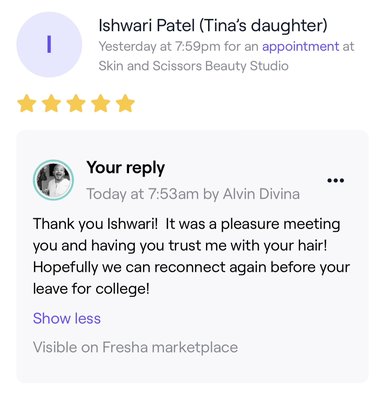 Real testimonies - Examples of our amazing reviews!