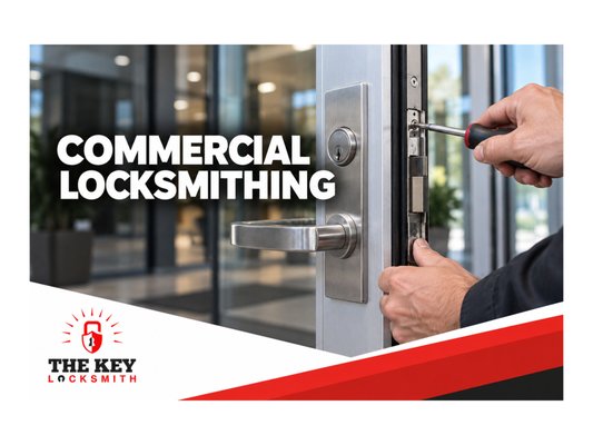 Commercial Locksmithing - Protect your business with high-quality lock solutions tailored to your needs. Reliable and efficient service for your peace of mind!