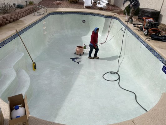 Green 2 Clean - I was contacted by a customer on Yelp with a Green Pool, within 3 days, the pool was drained, acid washed and refilled. Green 2 Clean - I was contacted by a customer on Yelp with a Green Pool, within 3 days, the pool was drained, acid washed and refilled.