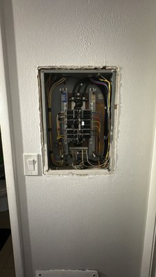 Condo Panel - This is a panel upgrade in a condo with EMT conduit which can be difficult to do Condo Panel - This is a panel upgrade in a condo with EMT conduit which can be difficult to do