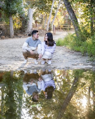 Anniversary Portraits - Beautiful anniversary photos for this cute couple. They wanted to include their precious puppy as well. This was a fun shoot, perfect for Christmas Card photos.