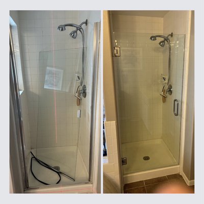 Shower upgrade - Before & After
Shower upgrade- Heavy glass shower for the same price as most builder grade shower installations. Call to schedule your consultation today! Shower upgrade - Before & After
Shower upgrade- Heavy glass shower for the same price as most builder grade shower installations. Call to schedule your consultation today!