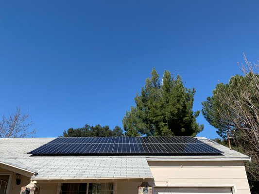 Potrero Park Solar Panels Installation - Check out this solar panel installation the Sunlight Solar team worked in Potrero Park! Because this home receives plenty of sunshine in Temecula, the homeowners started noticing savings from day one. They can expect to save money on their energy bills every month. When you switch to solar energy, your panels will draw energy on sunny AND cloudy days to help power your home. Cloudy days can still produce up to 20% of the power generated on sunny days. You also extend the life of your roof by protecting it from the elements and debris. The panels also help in keeping the home’s temperature lower because they stop the sun from beating down directly onto your roof. There are many benefits to installing solar panels. Potrero Park Solar Panels Installation - Check out this solar panel installation the Sunlight Solar team worked in Potrero Park! Because this home receives plenty of sunshine in Temecula, the homeowners started noticing savings from day one. They can expect to save money on their energy bills every month. When you switch to solar energy, your panels will draw energy on sunny AND cloudy days to help power your home. Cloudy days can still produce up to 20% of the power generated on sunny days. You also extend the life of your roof by protecting it from the elements and debris. The panels also help in keeping the home’s temperature lower because they stop the sun from beating down directly onto your roof. There are many benefits to installing solar panels.