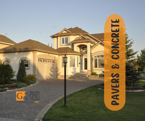 Pavers and concrete - Our expert team provides customized installations, replacements, and repairs, ensuring precision craftsmanship in every project. Whether you're looking to install elegant paver driveways, patios, walkways, or pool decks, or need concrete foundations, slabs, stamped concrete, or resurfacing, we have the skills and expertise to bring your vision to life.