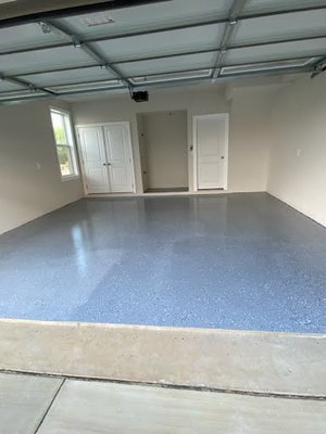 Garage Makeover (paint and floor) - This are some example of a few garage wall painted with color trim and epoxy garage floor. Garage Makeover (paint and floor) - This are some example of a few garage wall painted with color trim and epoxy garage floor.
