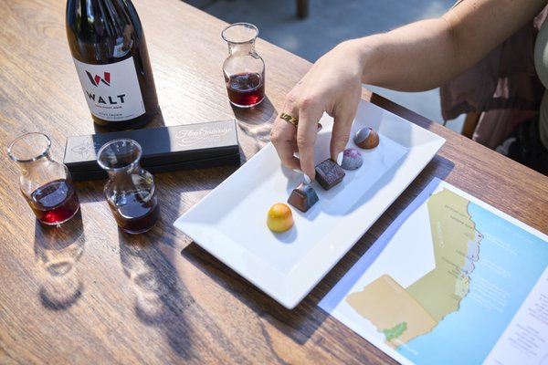 Wine & Chocolate Pairing - Enjoy Pinot paired perfectly with chocolate, in this unique and delicious tasting experience.

Available daily from 10:30am -5:30pm