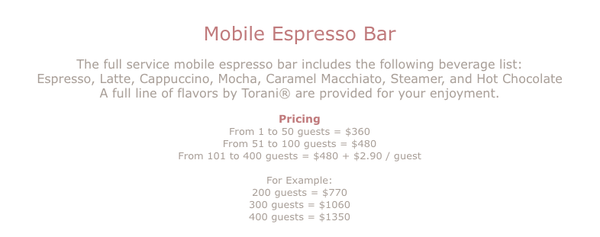 Pricing Packages - Fully Transparent pricing options