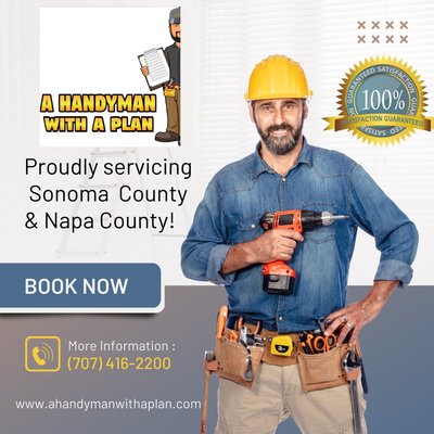 General Handyman Services - A Handyman With a Plan has been a goal of Dales since childhood as he has always loved fixing things. He was digging trenches and repairing sprinkler lines at the young age of 10 years old. He has over 10 years of experience with a General Contractor in residential remodeling and an additional 9 years’ experience as a Facility Director running multiple buildings and managing staff, performing multiple projects with strict guidelines to get the job completed in a timely manner. Preventative maintenance as one of his main focuses but painting is a true passion.
Handyman Services at a fair price
Our highest priority is to deliver professional skills and services at a fair price. Communication with our clients is essential. We are transparent and feel it is important to listen to our clients so we can mutually draft a plan with ideas on how to complete your projects efficiently. Our job and goals are to get the job done right the first time around, which saves our clients time and money. We are honest hard working handyman that have great communication skills and a strong work ethic. Under California Business and Professions Code Section 7028 BPC. A Handyman With A Plan cant due work over $500 including materials due to not having a contractors license. We do have insurance and our excited and happy to help with all small repair needs and services well studying in school for contractors B-2 license. Once acquired we will be able to service all repair needs. General Handyman Services - A Handyman With a Plan has been a goal of Dales since childhood as he has always loved fixing things. He was digging trenches and repairing sprinkler lines at the young age of 10 years old. He has over 10 years of experience with a General Contractor in residential remodeling and an additional 9 years’ experience as a Facility Director running multiple buildings and managing staff, performing multiple projects with strict guidelines to get the job completed in a timely manner. Preventative maintenance as one of his main focuses but painting is a true passion.
Handyman Services at a fair price
Our highest priority is to deliver professional skills and services at a fair price. Communication with our clients is essential. We are transparent and feel it is important to listen to our clients so we can mutually draft a plan with ideas on how to complete your projects efficiently. Our job and goals are to get the job done right the first time around, which saves our clients time and money. We are honest hard working handyman that have great communication skills and a strong work ethic. Under California Business and Professions Code Section 7028 BPC. A Handyman With A Plan cant due work over $500 including materials due to not having a contractors license. We do have insurance and our excited and happy to help with all small repair needs and services well studying in school for contractors B-2 license. Once acquired we will be able to service all repair needs.