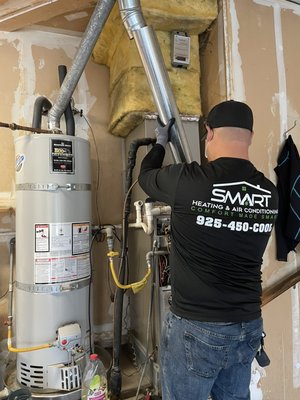 Warming up our clients - This older furnace was not taking care of . There was little to no Maintenace for the last few years. We were able to clean it up and have the clients back up and running for the night. Happy clients happy Smart HVAC Warming up our clients - This older furnace was not taking care of . There was little to no Maintenace for the last few years. We were able to clean it up and have the clients back up and running for the night. Happy clients happy Smart HVAC