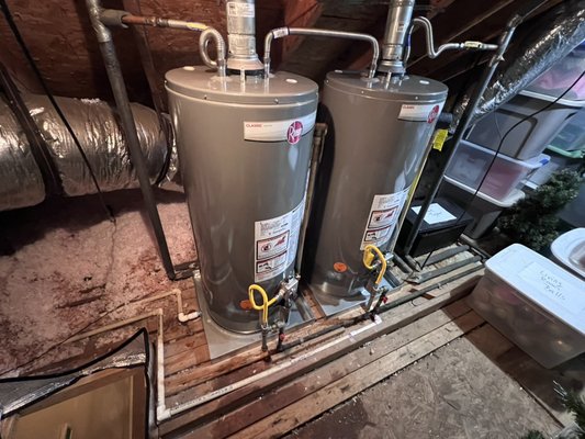 Water Heater Replacement - Water heater and water softener installation. Water Heater Replacement - Water heater and water softener installation.