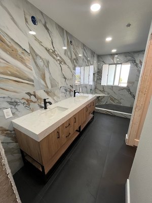 Bathroom Remodel - complete remodel of bathroom of plumbing, fixtures, sinks, and vanities Bathroom Remodel - complete remodel of bathroom of plumbing, fixtures, sinks, and vanities