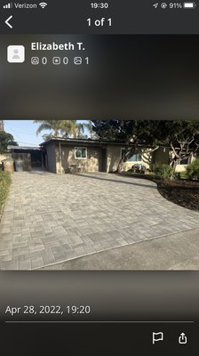 1600 square feet Custom Pavers - Claremont - With an expansive 1600 square feet of custom pavers, this installation transforms your outdoor environment into a work of art. Each paver is carefully laid to create a stunning and functional landscape that adds character and elegance to your surroundings. These pavers not only enhance the aesthetics of your space but also provide a low-maintenance solution that stands the test of time.